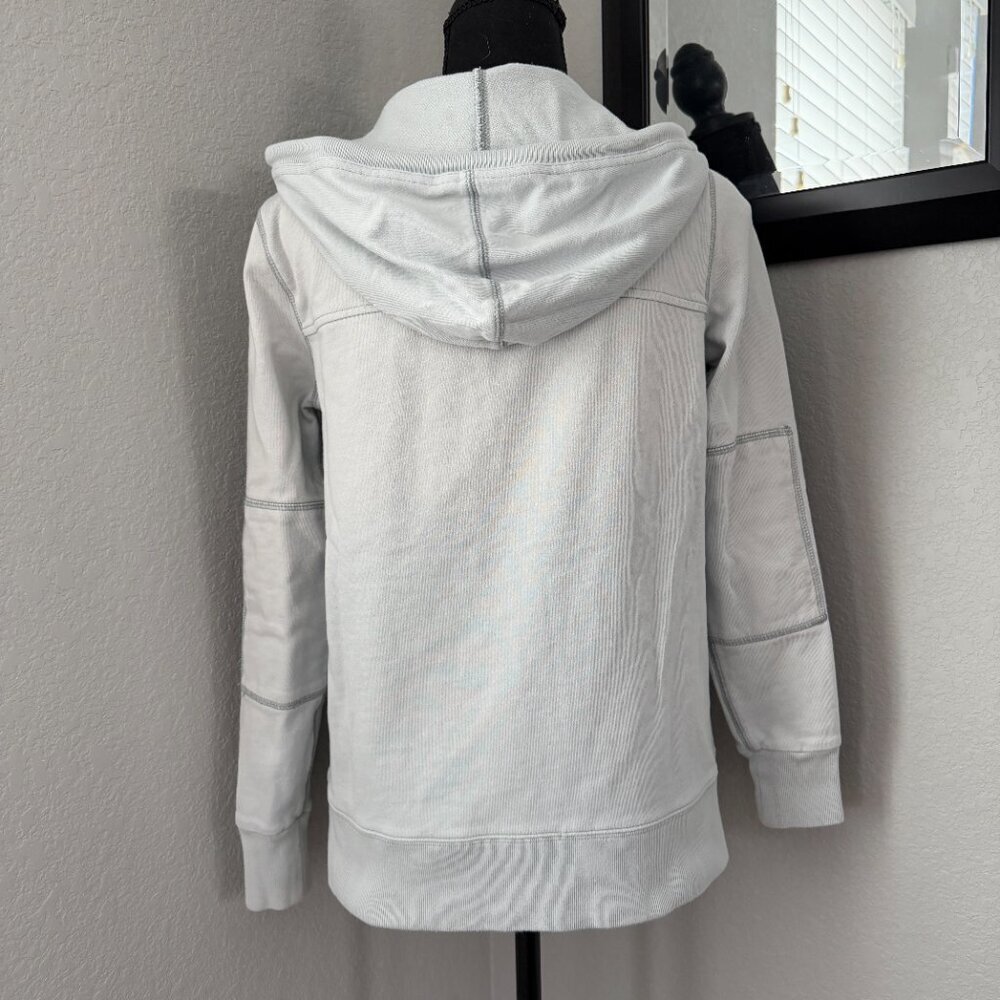 MADEWELL Full Zip Hoodie Sweatshirt Jacket Light Blue Small - Picture 7 of 14